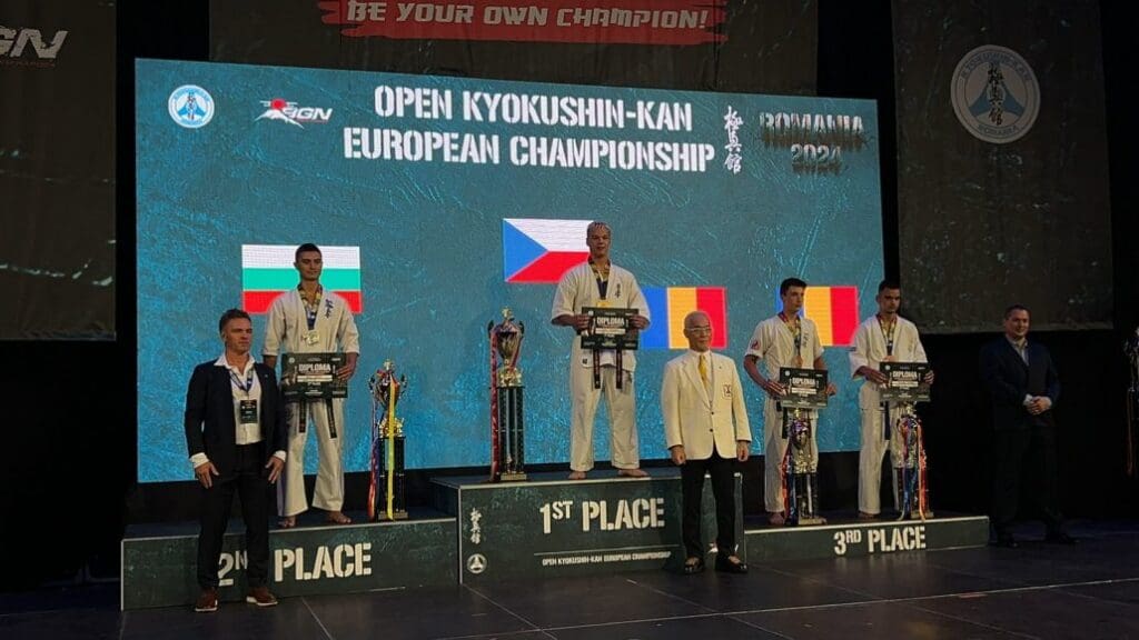 Maks Boychuk na ME Kyokushin karate v Rumunsku